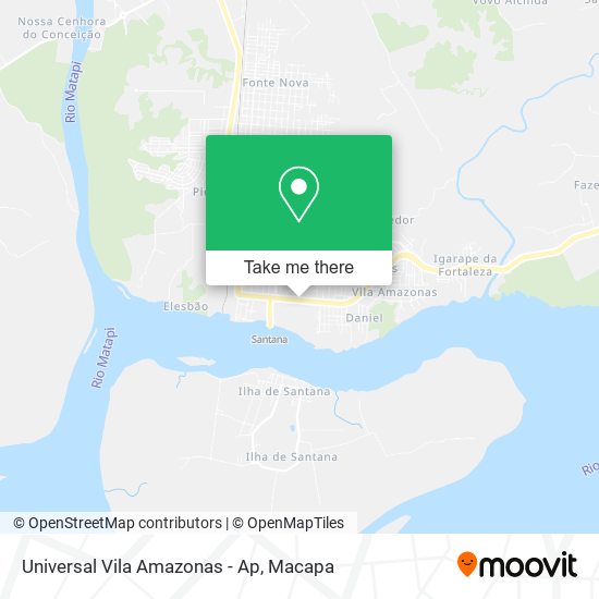 Universal Vila Amazonas - Ap map