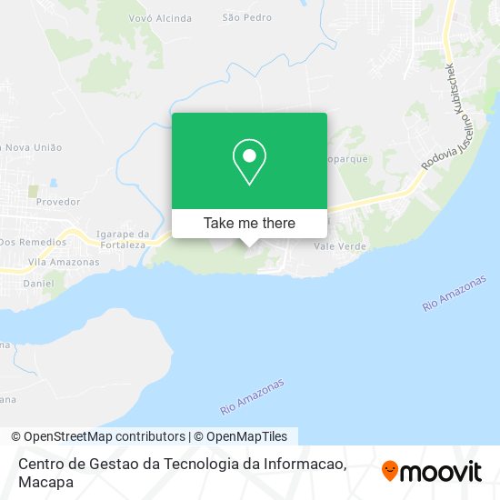 Centro de Gestao da Tecnologia da Informacao map