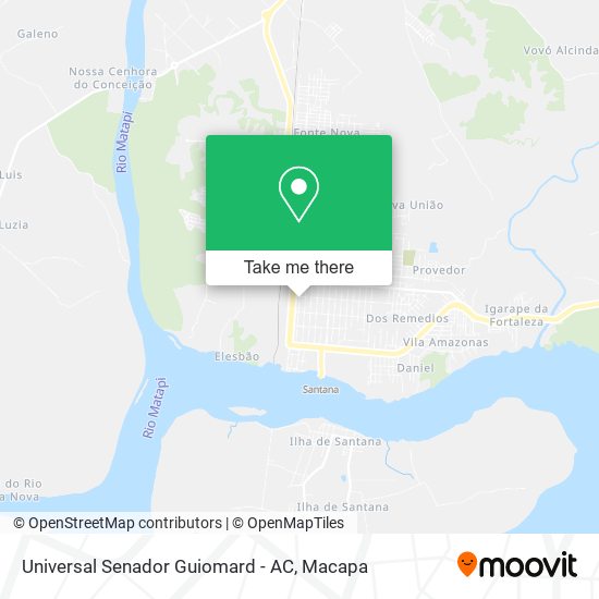 Mapa Universal Senador Guiomard - AC