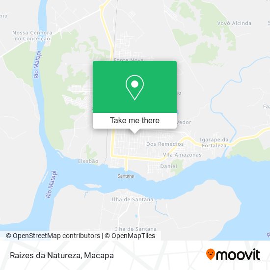 Raizes da Natureza map