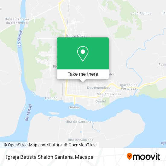 Igreja Batista Shalon Santana map