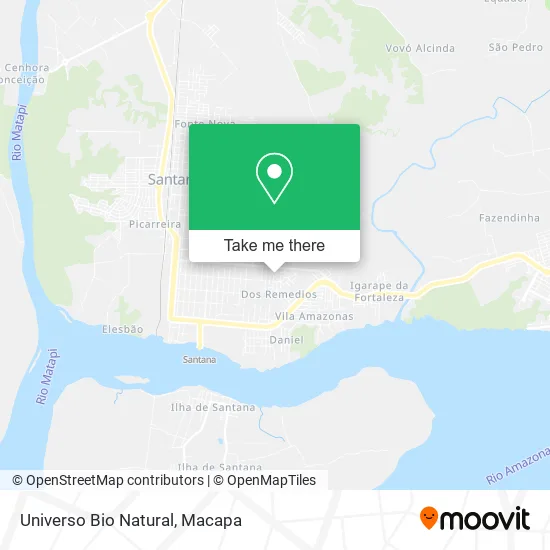 Universo Bio Natural map