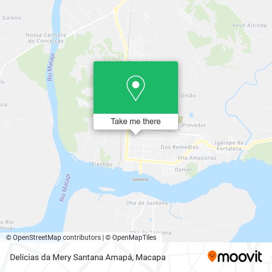 Delícias da Mery Santana Amapá map