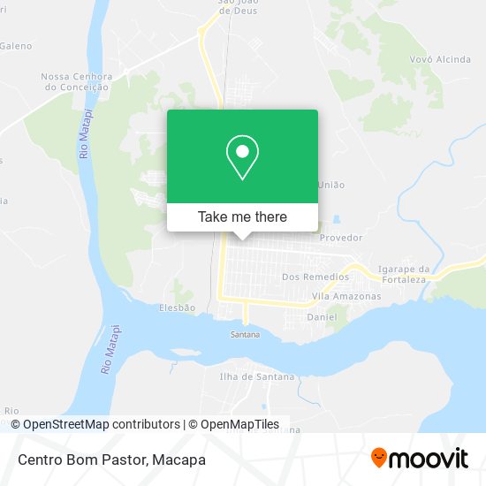 Mapa Centro Bom Pastor