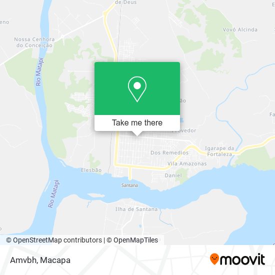 Mapa Amvbh