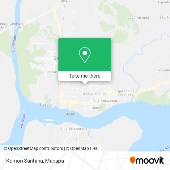 Kumon Santana map