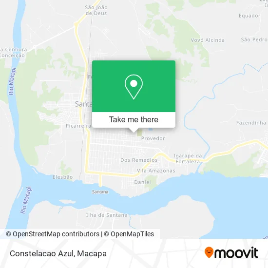 Constelacao Azul map