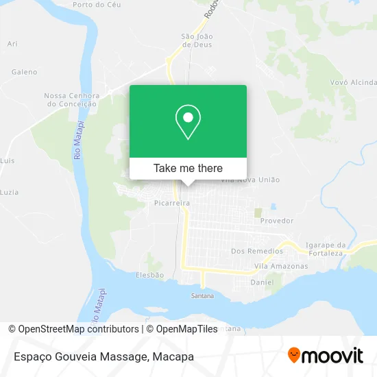 Espaço Gouveia Massage map