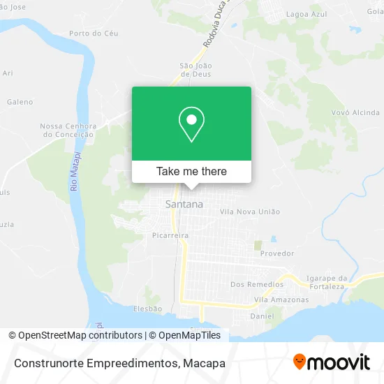 Construnorte Empreedimentos map