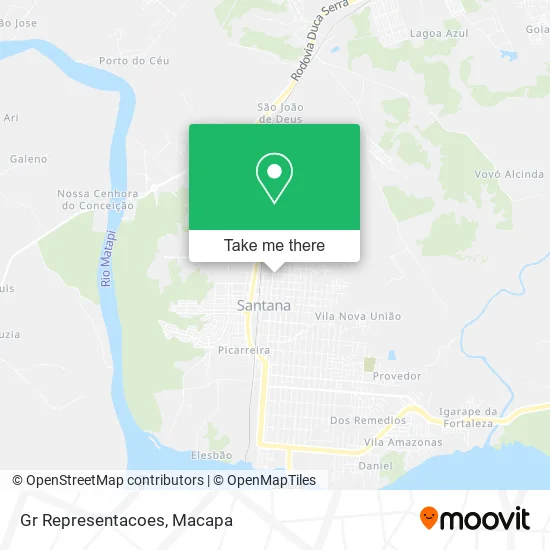 Gr Representacoes map