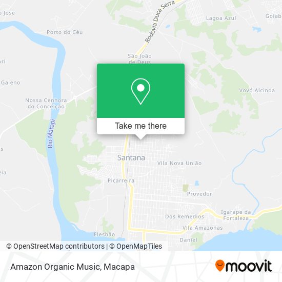 Amazon Organic Music map