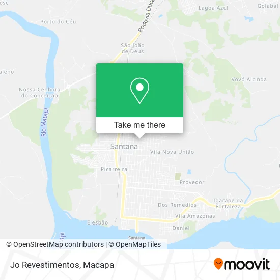 Jo Revestimentos map