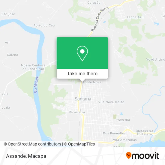 Assande map