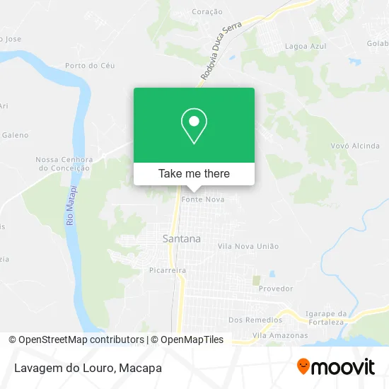 Lavagem do Louro map