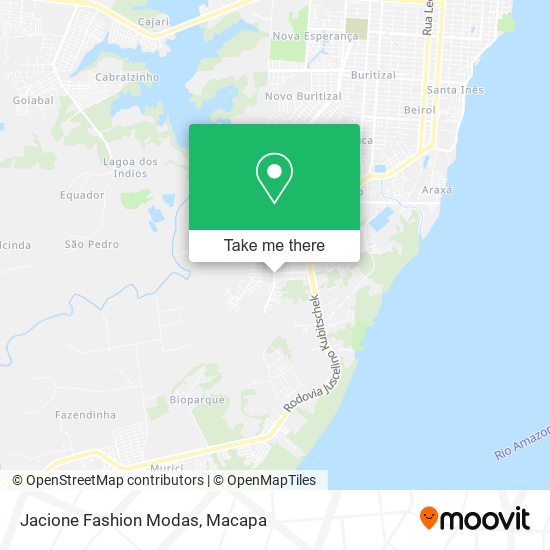 Jacione Fashion Modas map