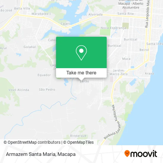 Armazem Santa Maria map
