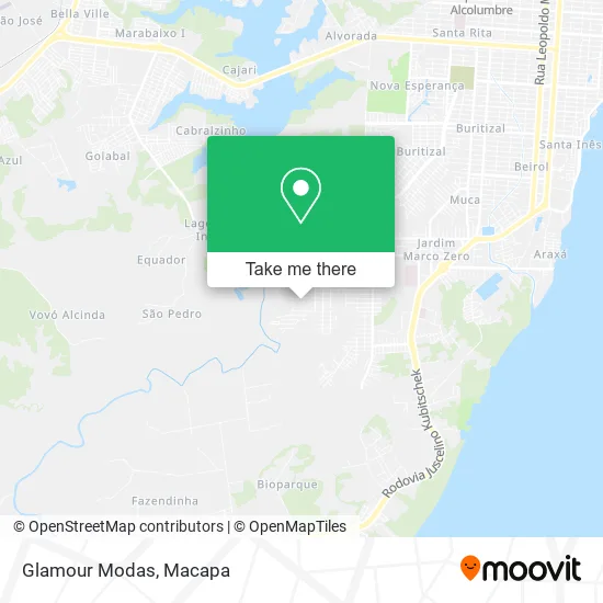 Glamour Modas map