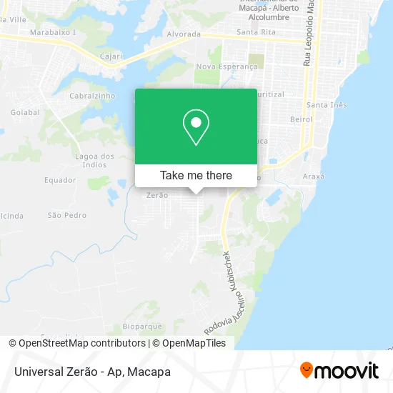 Universal Zerão - Ap map