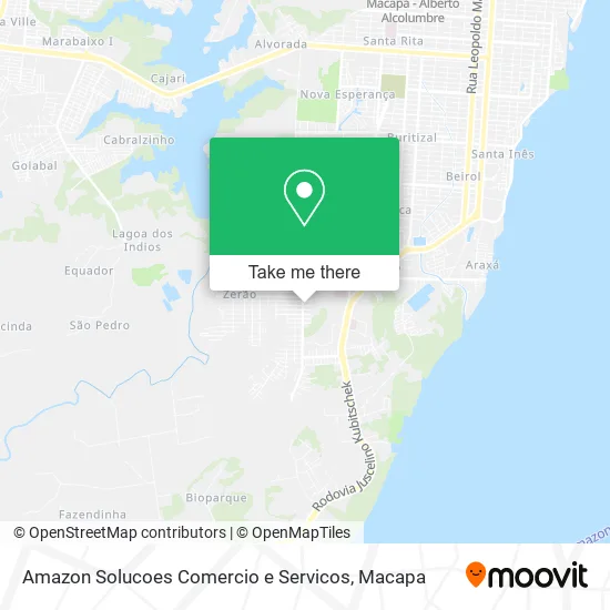 Amazon Solucoes Comercio e Servicos map