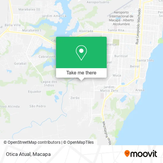 Otica Atual map