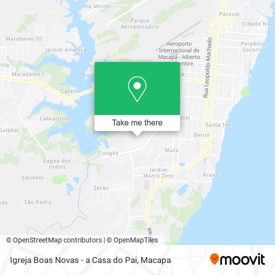 Mapa Igreja Boas Novas - a Casa do Pai