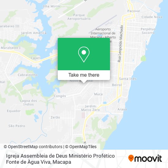 Igreja Assembleia de Deus Ministério Profético Fonte de Àgua Viva map