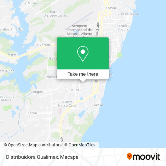 Distribuidora Qualimax map