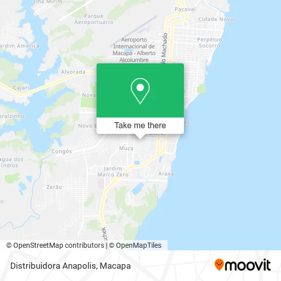 Distribuidora Anapolis map