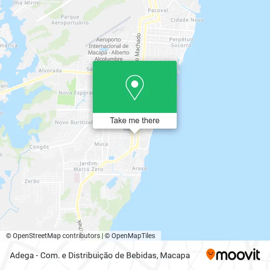 Adega - Com. e Distribuição de Bebidas map