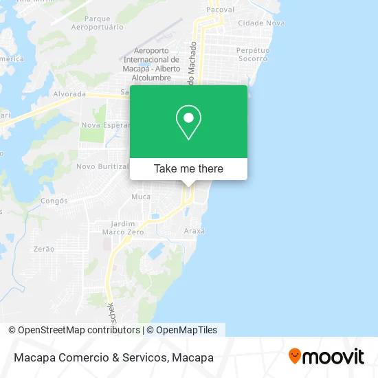 Macapa Comercio & Servicos map