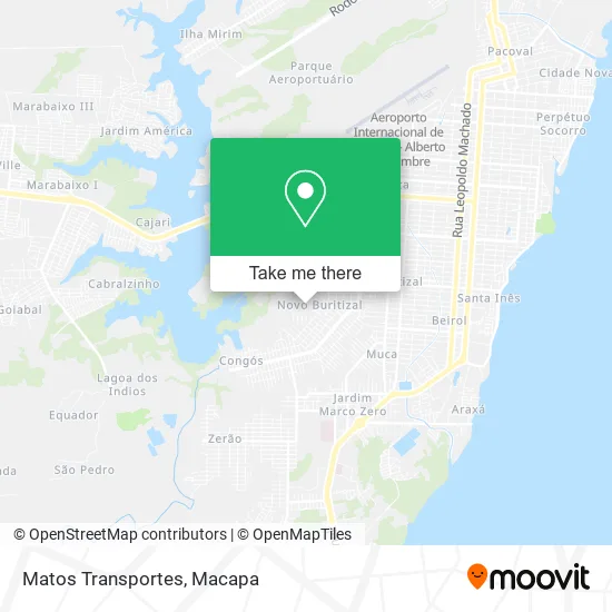 Matos Transportes map