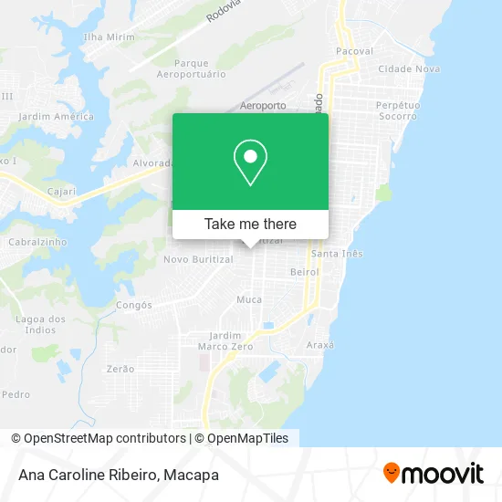 Ana Caroline Ribeiro map