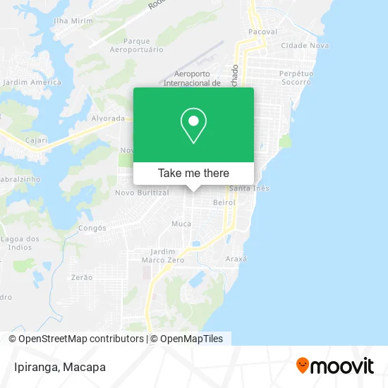 Ipiranga map
