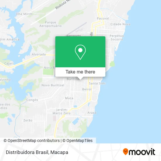 Distribuidora Brasil map