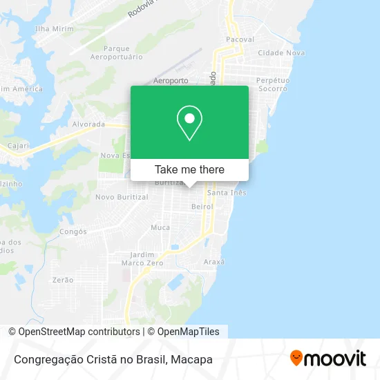 Congregação Cristã no Brasil map