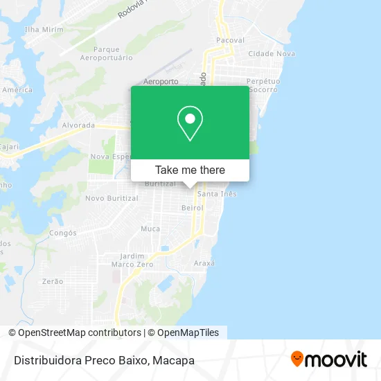 Distribuidora Preco Baixo map