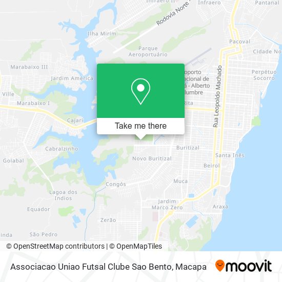 Associacao Uniao Futsal Clube Sao Bento map