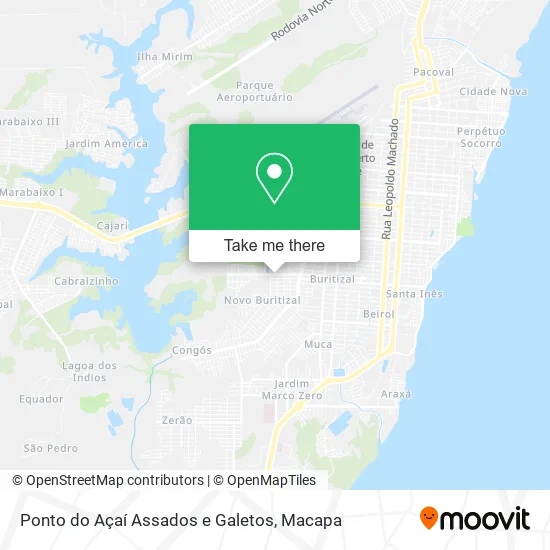 Ponto do Açaí Assados e Galetos map