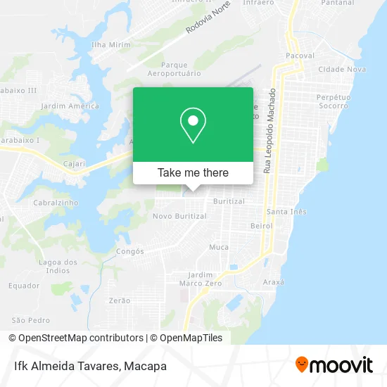 Ifk Almeida Tavares map
