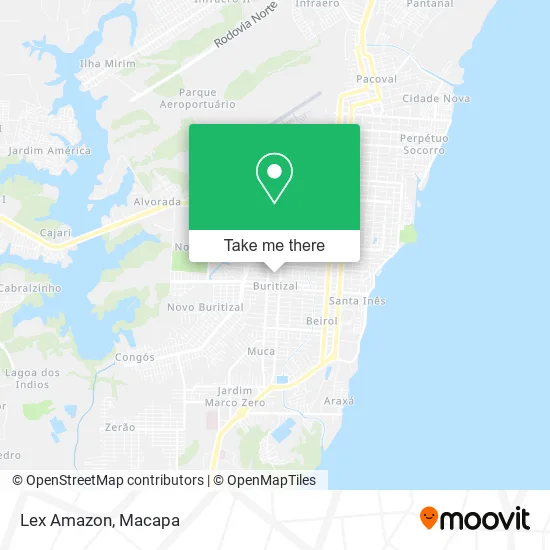 Lex Amazon map
