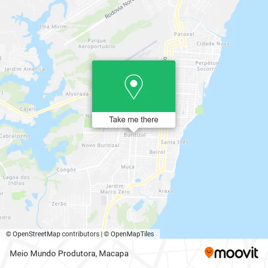 Meio Mundo Produtora map