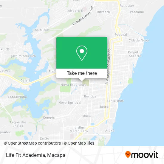 Life Fit Academia map
