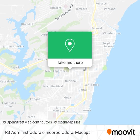 Mapa R3 Administradora e Incorporadora