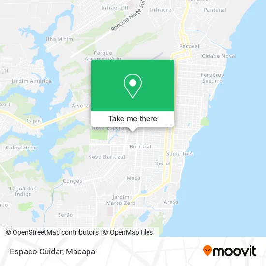 Espaco Cuidar map