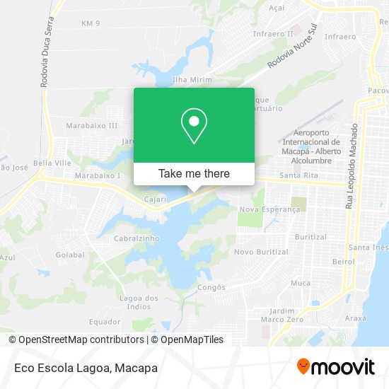 Eco Escola Lagoa map