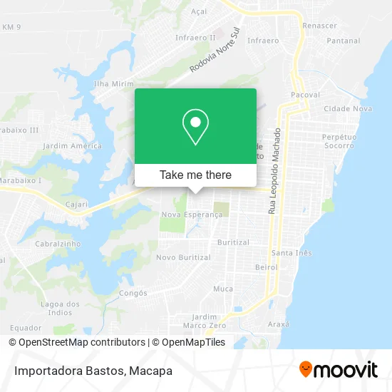 Importadora Bastos map