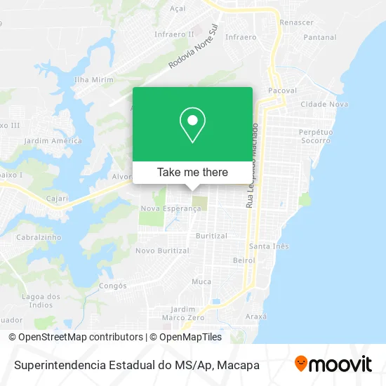 Superintendencia Estadual do MS / Ap map