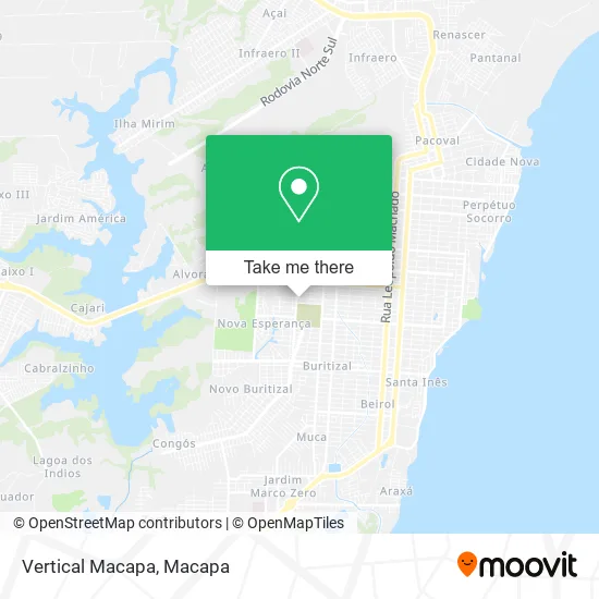 Vertical Macapa map