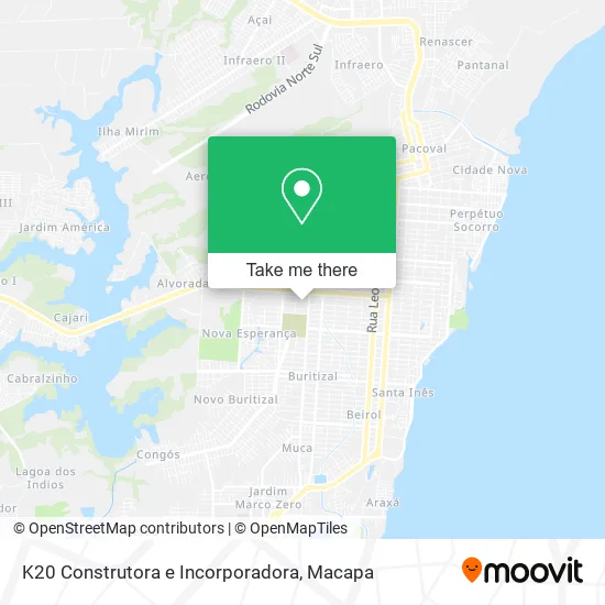 K20 Construtora e Incorporadora map