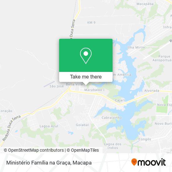 Ministério Família na Graça map
